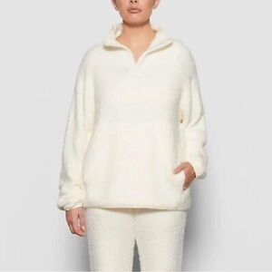 SKIMS Cozy Knit Pullover in Bone Size 2X/3X